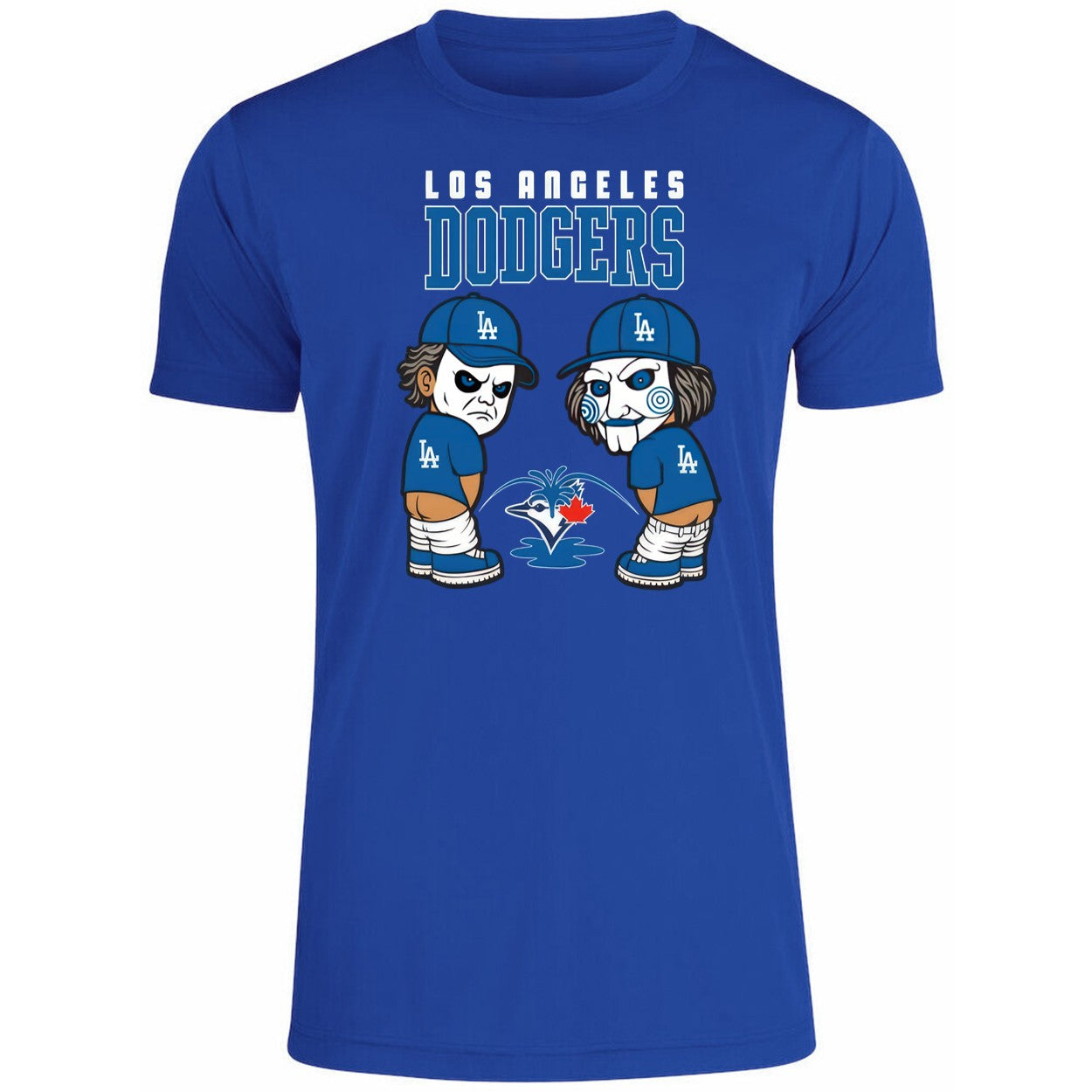 Los Angeles Dodgers Peeing Toronto Blue Jays Shirt