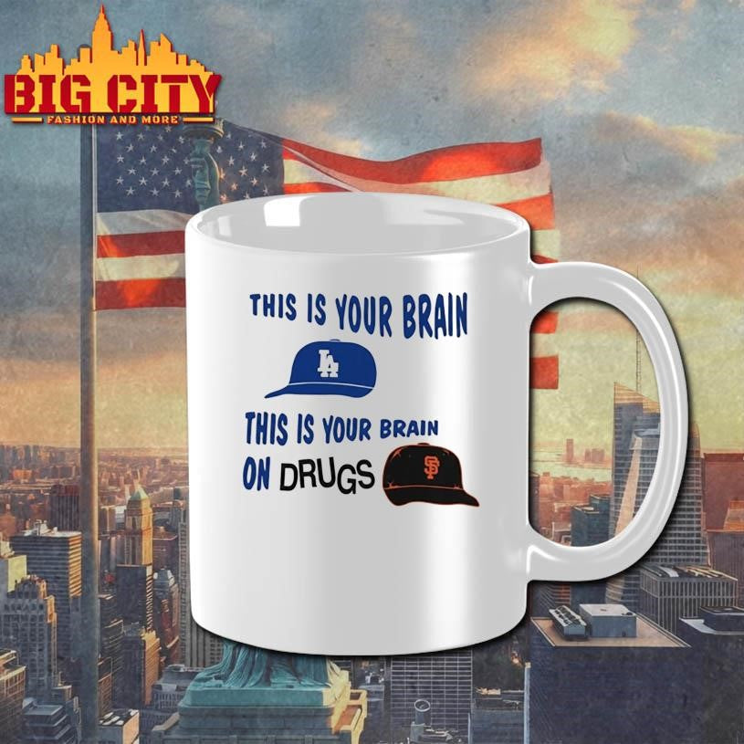 Los Angeles Dodgers This Is Your Brain On Drugs Shirt