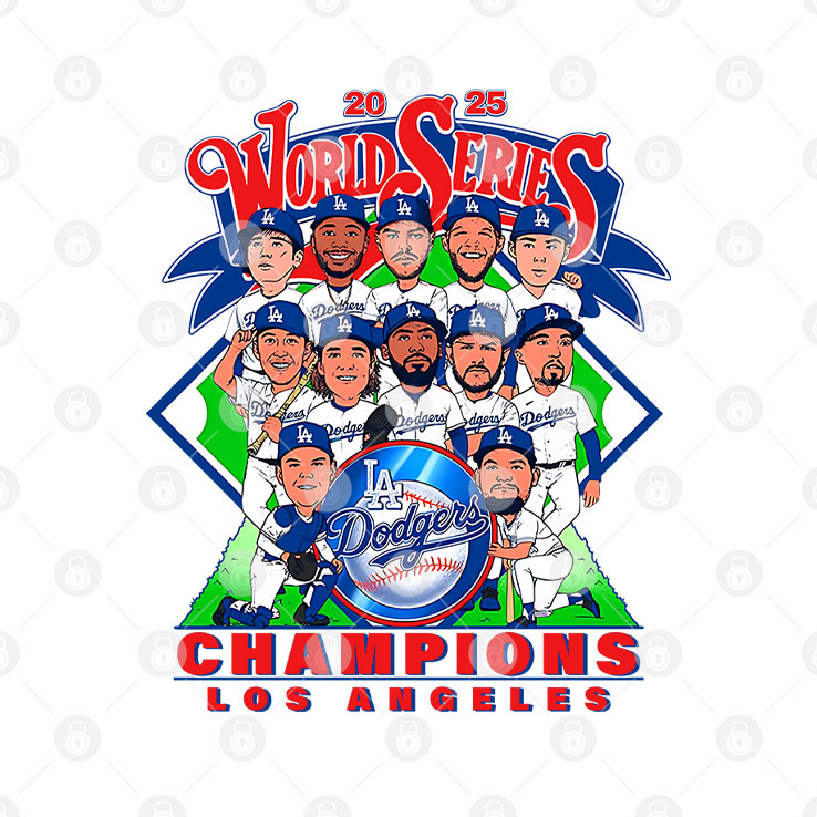 Los Angeles Dodgers World Series Champions 2025 T Shirt