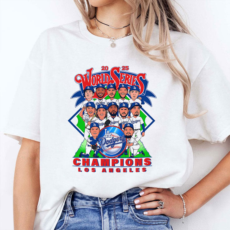 Los Angeles Dodgers World Series Champions 2025 T Shirt