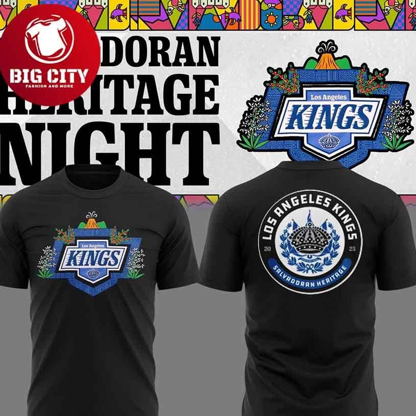 Los Angeles Kings Salvadoran Heritage Night 2026 Two Sided Shirt