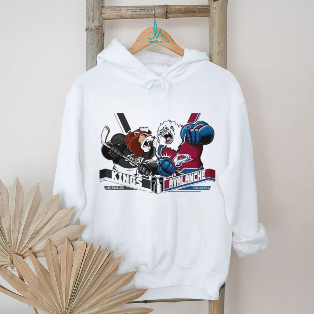Los Angeles Kings vs Colorado Avalanche NHL Mascot Rivalry T Shirt