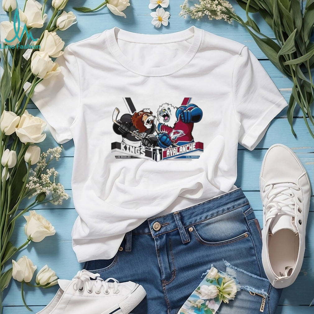 Los Angeles Kings vs Colorado Avalanche NHL Mascot Rivalry T Shirt