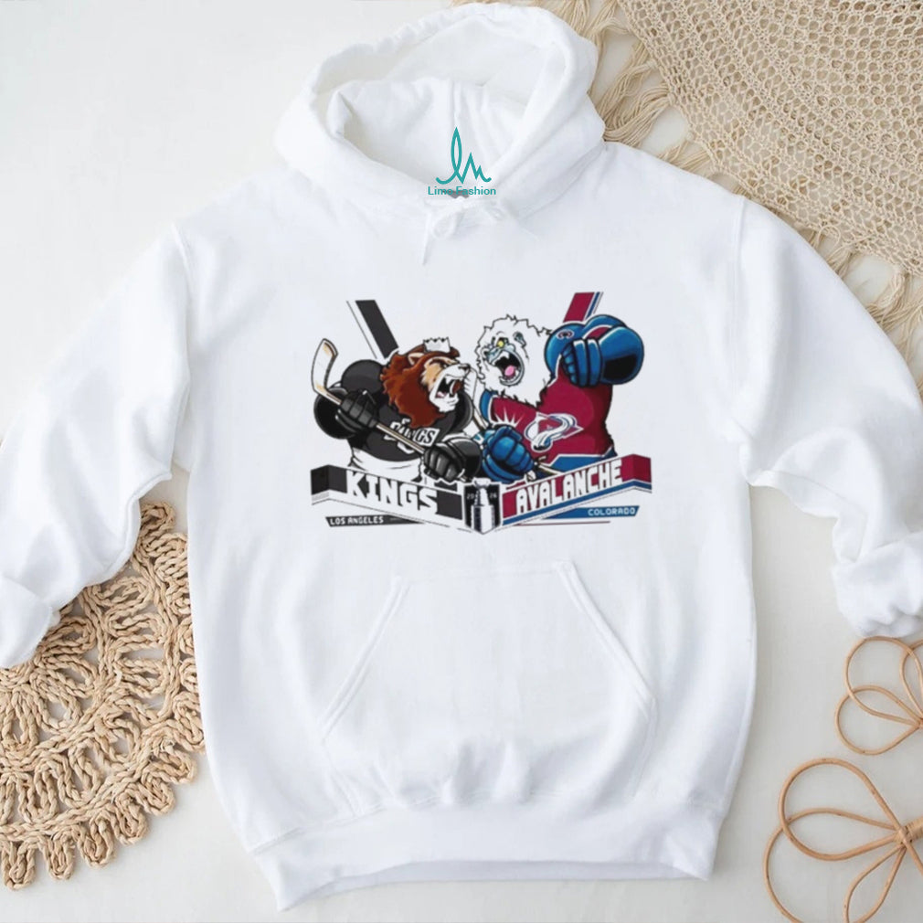 Los Angeles Kings vs Colorado Avalanche NHL Mascot Rivalry T Shirt