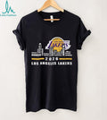 Los Angeles Lakers 2026 Roster Skyline Word Art Basketball T Shirt