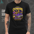 Los Angeles Lakers 3 Peat NBA Champions Car T Shirt
