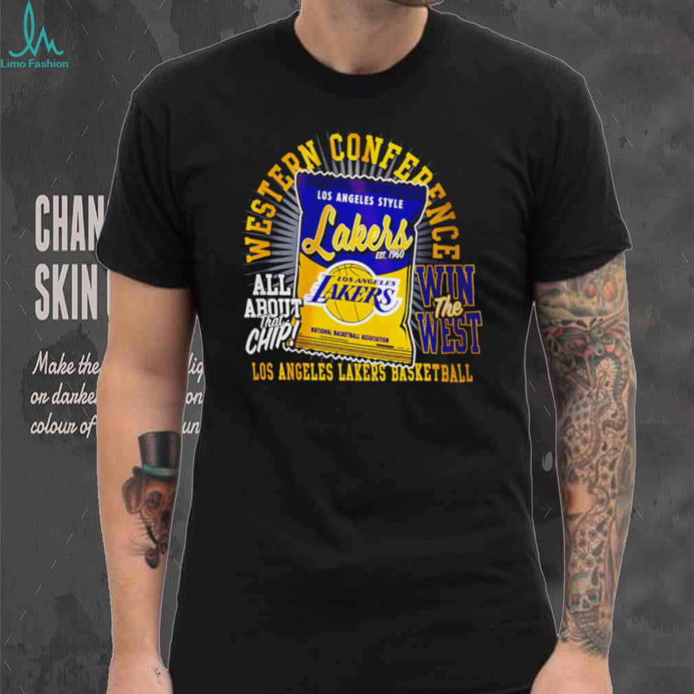 Los Angeles Lakers Western Conference Basketball All About That Chip T Shirt