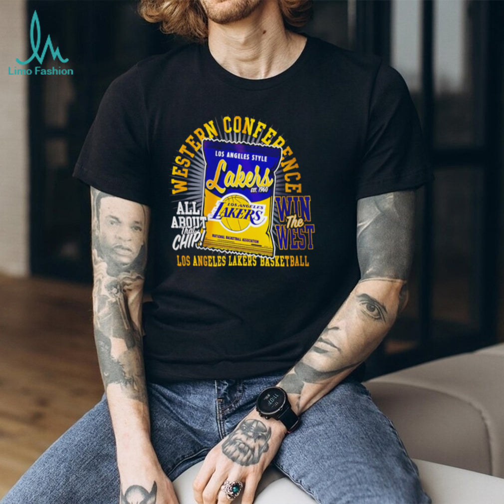 Los Angeles Lakers Western Conference Basketball All About That Chip T Shirt