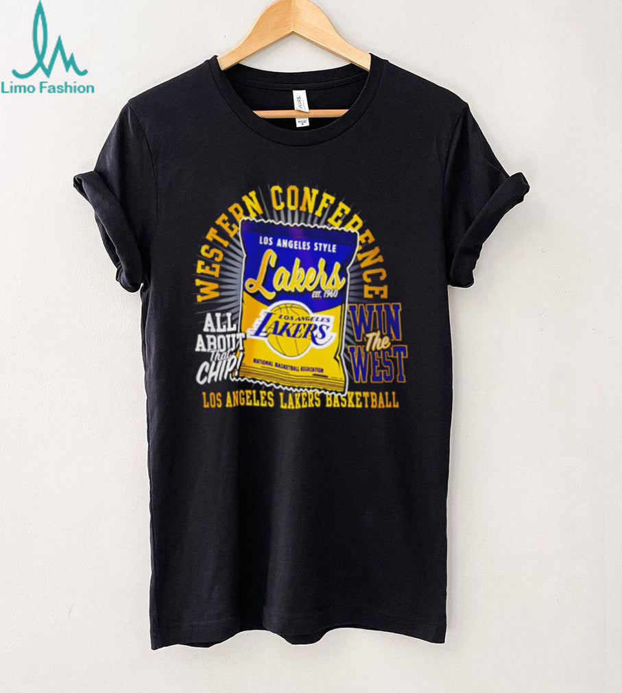 Los Angeles Lakers Western Conference Basketball All About That Chip T Shirt