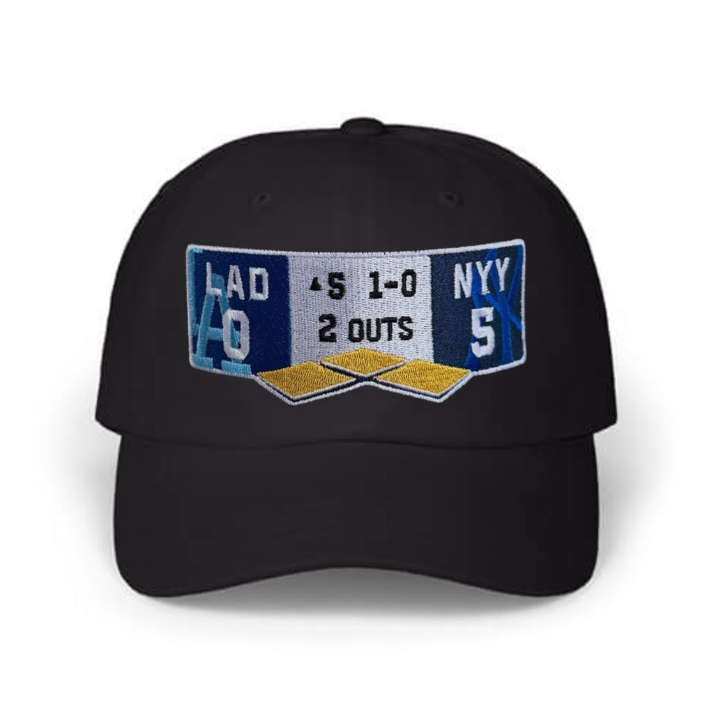 Los Angeles Trolling New York Patch Top Of Fifth Inning Game Scoreboard Hat