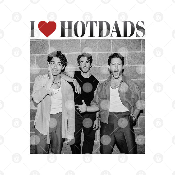 Love Hot Dads Jonas Brothers T Shirt