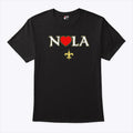 Love Nola New Orleans Fleur De Lis Heart NOLA T Shirt