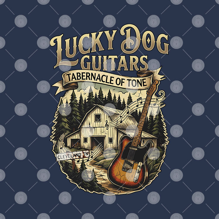 Lucky Dog Guitars Tabernacle Of Tone T Shirt