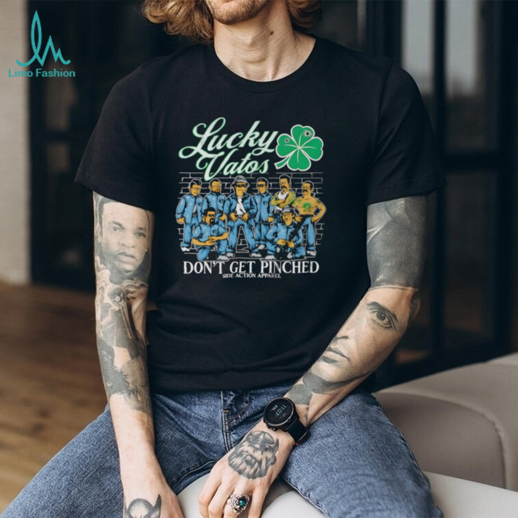 Lucky Vatos St. Patrick’s Day “Don’t Get Pinched” Chicano Art T Shirt