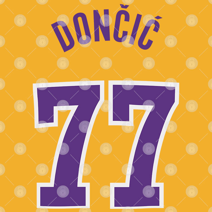 Luka Doncic Los Angeles Lakers 77 Shirt
