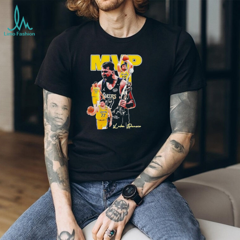 Luka Dončić MVP Dallas Mavericks Basketball Signature Graphic T Shirt