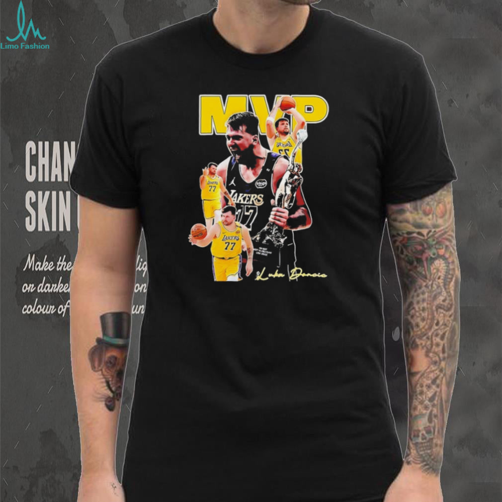 Luka Dončić MVP Dallas Mavericks Basketball Signature Graphic T Shirt