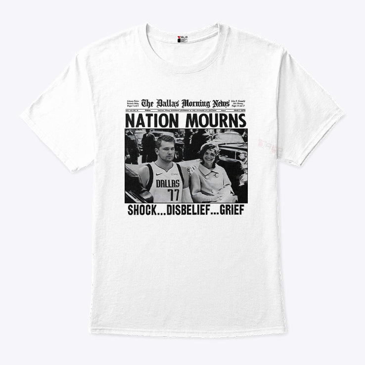 Luka Doncic Nation Mourns Shock Disbelief Grief Shirt