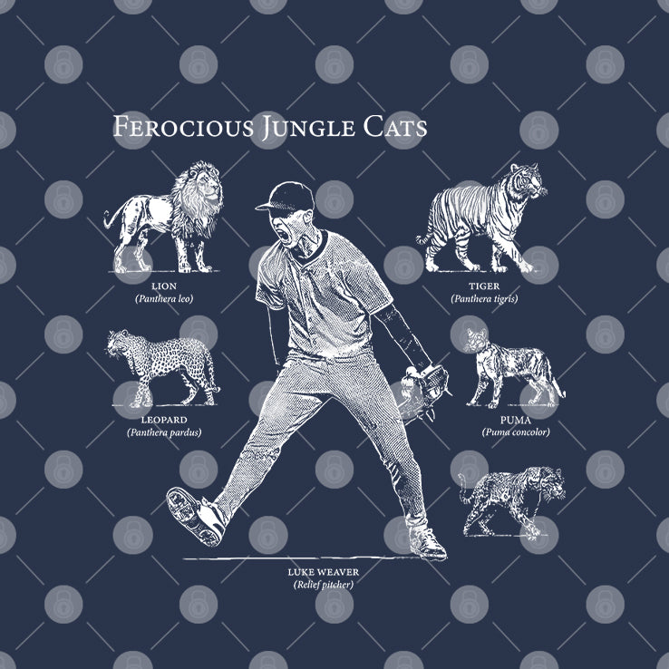 Luke Weaver Ferocious Jungle Cats Shirt