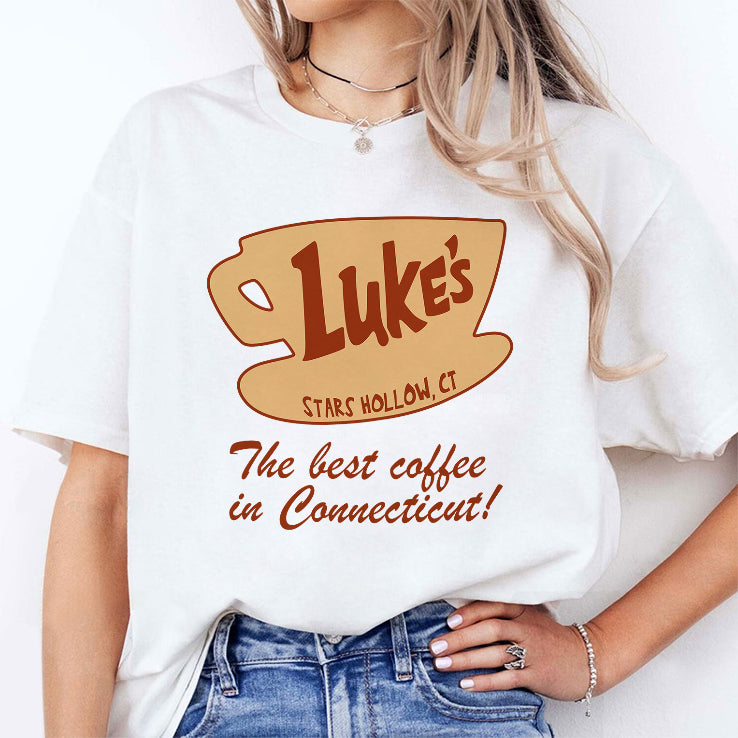 Luke’s Stars Hollow The Best Coffee In Connecticut T Shirt