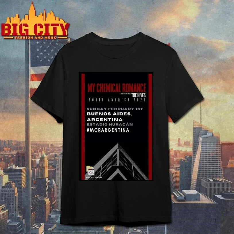 MCR Estadio Tomás Adolfo Ducó. Buenos Aires, Argentina 02.01.2026 Poster t-shirt