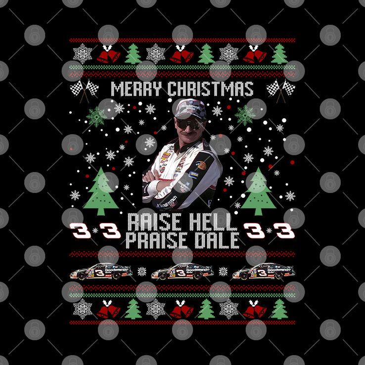 Merry Christmas Raise Hell Praise Dale Earnhardt T Shirt