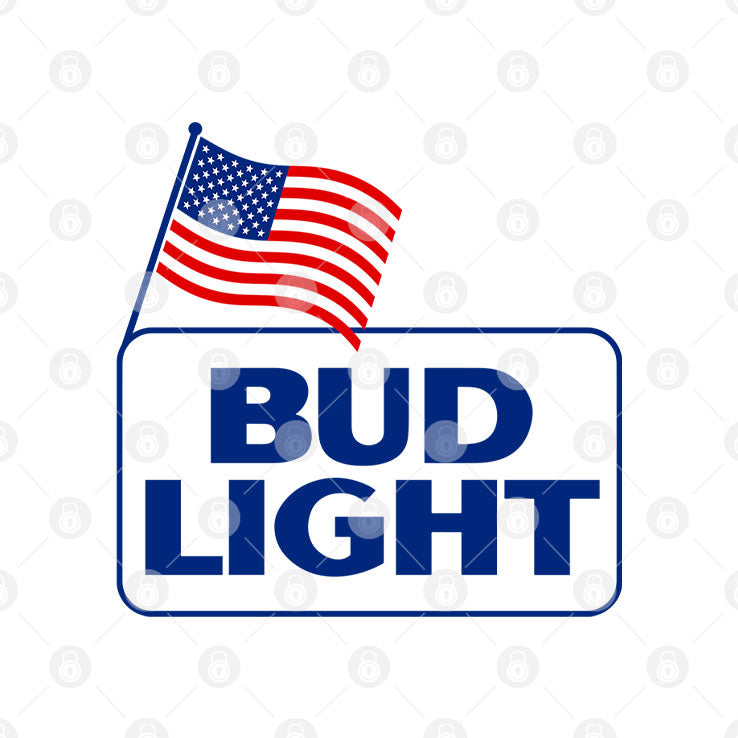 Red White And Bud Light 4th Of July T Shirt