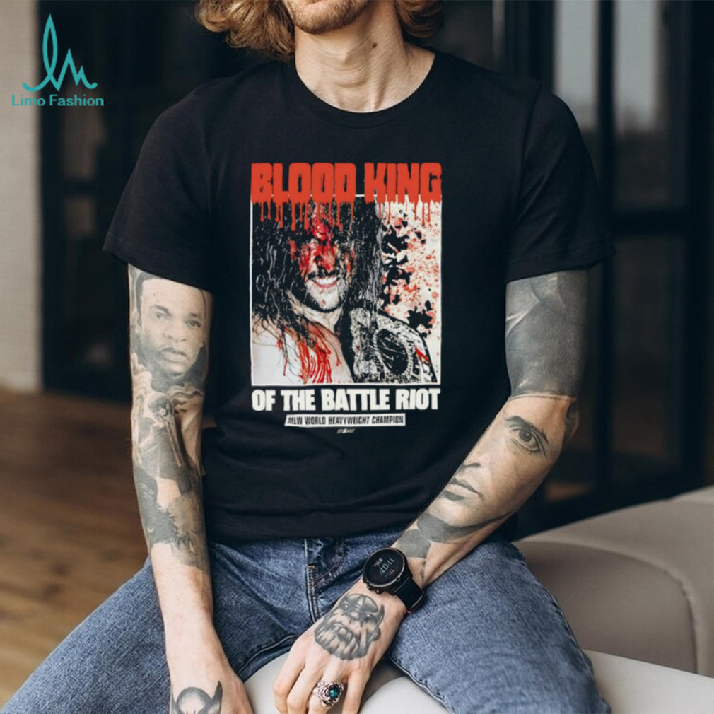 MLW World Heavyweight Champion Blood King of the Battle Riot T Shirt