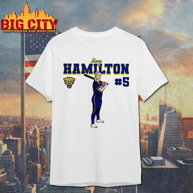 Macy Hamilton Pittsburgh Softball NCAA Legends Caricature Shirt