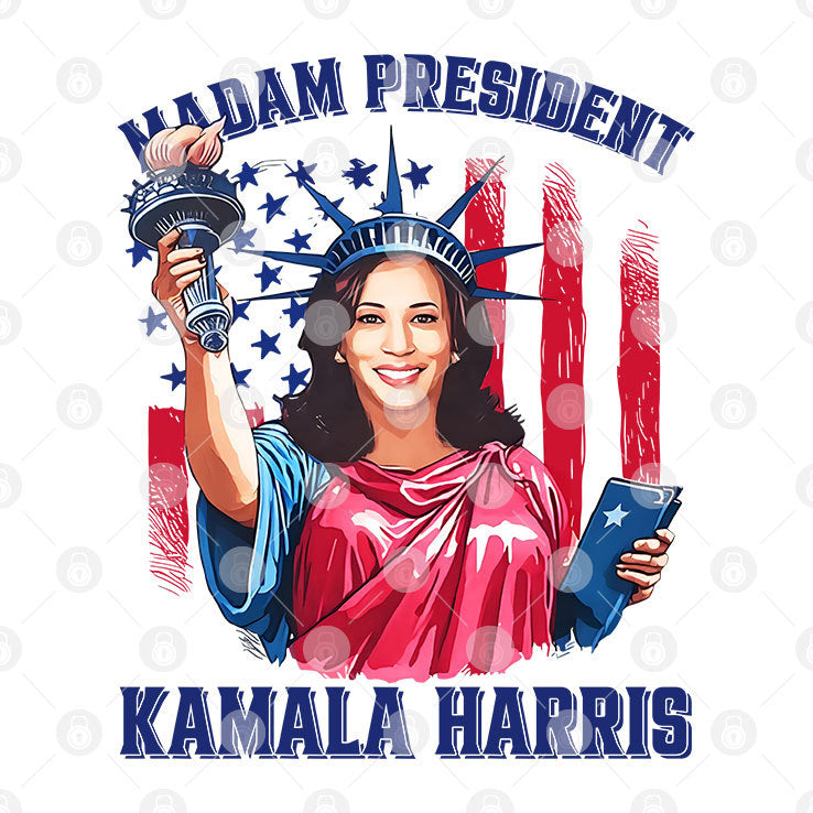 Madam President Kamala Harris Statue Of Liberty Shirt