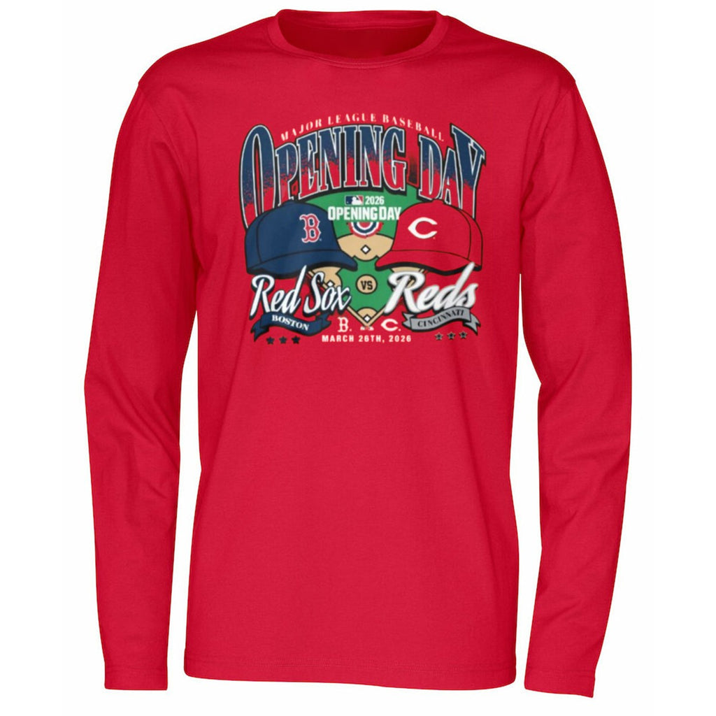 Major League Baseball 2026 Opening Day Red Sox vs Reds Shirt