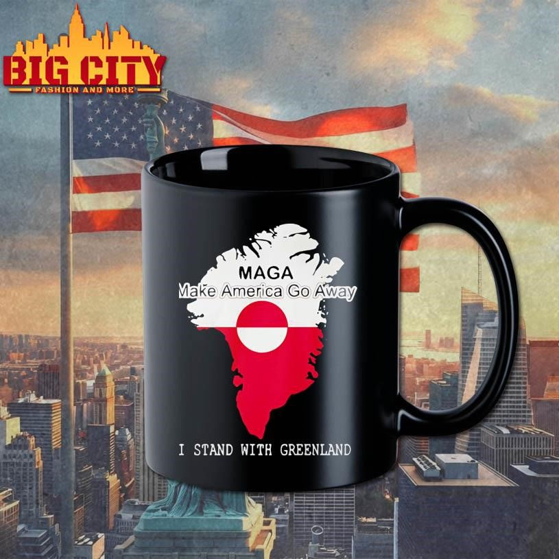 Make America Go Away Greenland Flag Shirt
