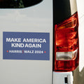 Make America Kind Again Harris Walz 2024 Car Magnet