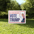 Make American Great Again Vote Trump McDonald’s Yard Sign