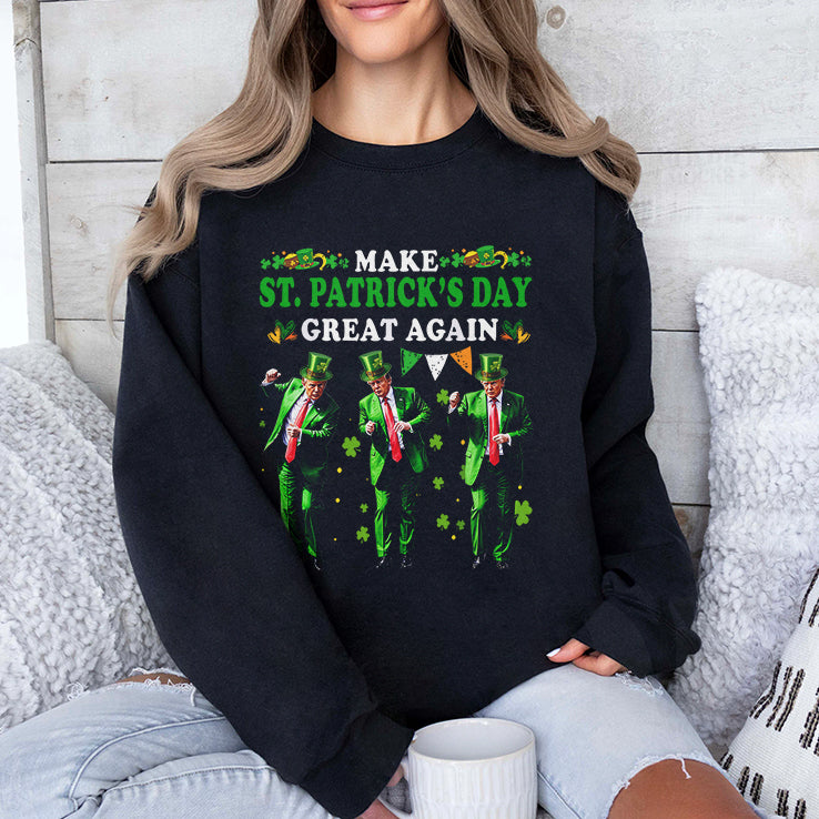 Make St. Patrick’s Day Great Again Trump Dance Shirt