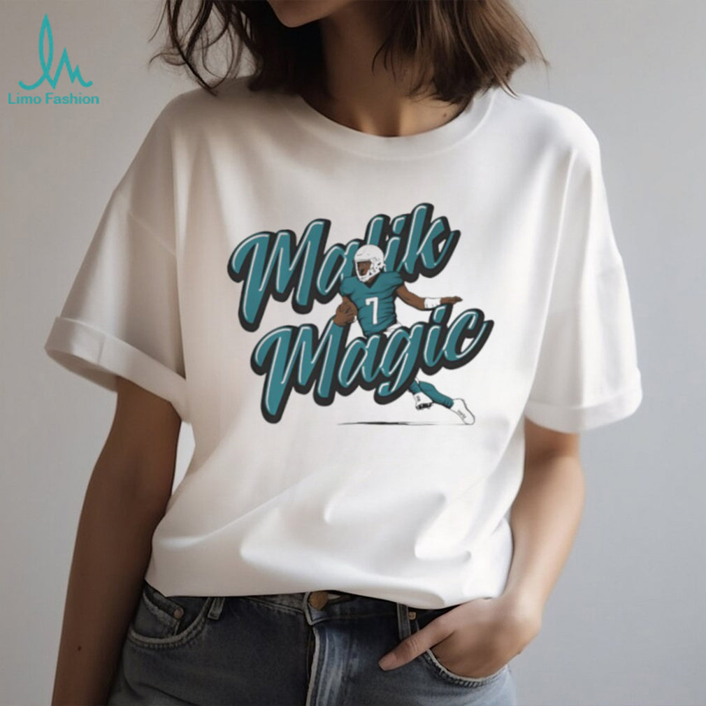 Malik Magic Football Star Action Pose Graphic T Shirt