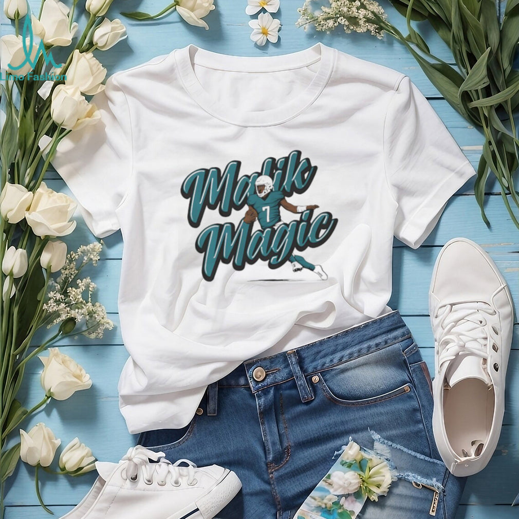 Malik Magic Football Star Action Pose Graphic T Shirt