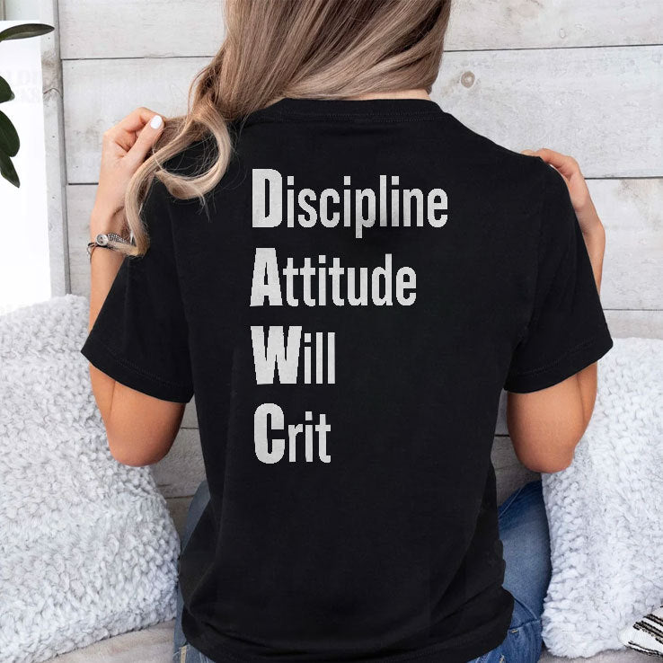 Malik Nabers DAWG Discipline Attitude Will Grit Shirt