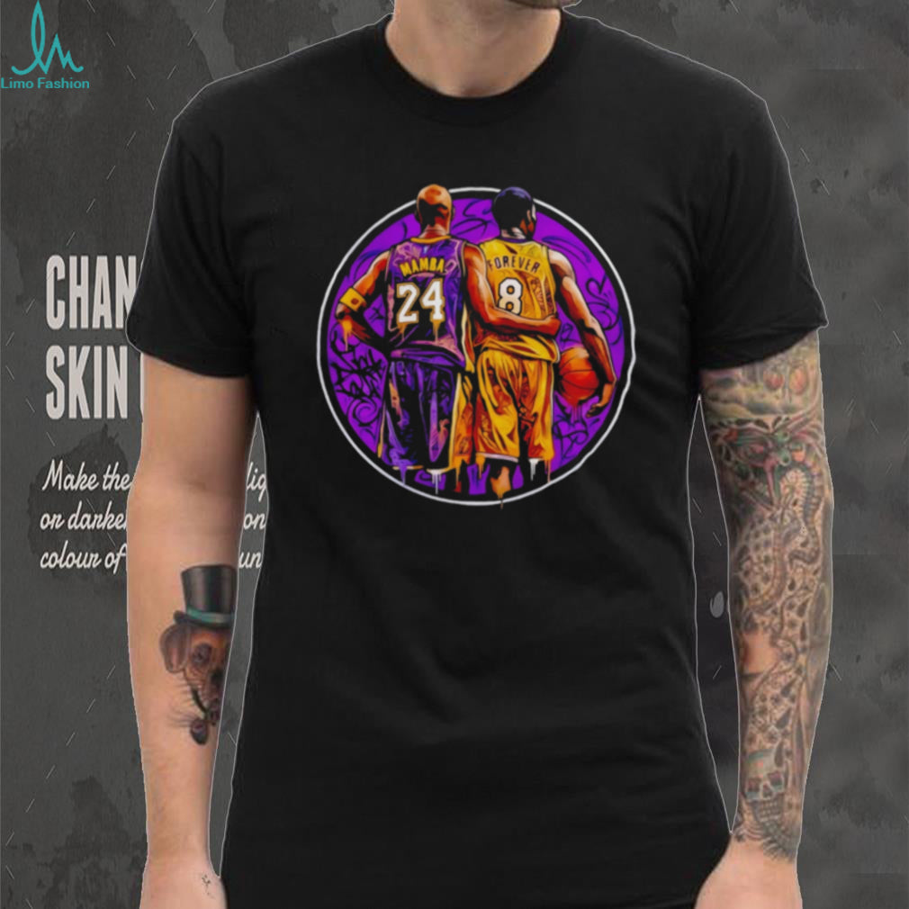 Mamba Forever Kobe Bryant 8 & 24 Tribute Lakers Basketball Streetwear T Shirt