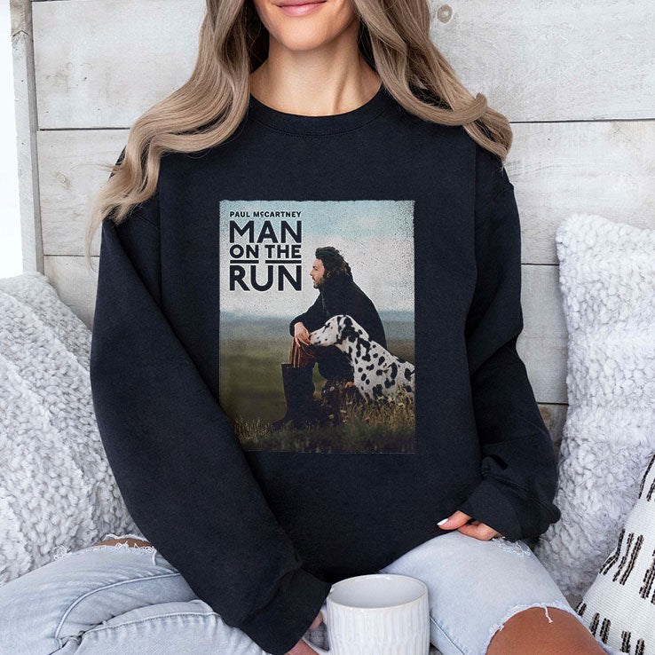 Man On The Run Paul McCartney Movie T Shirt
