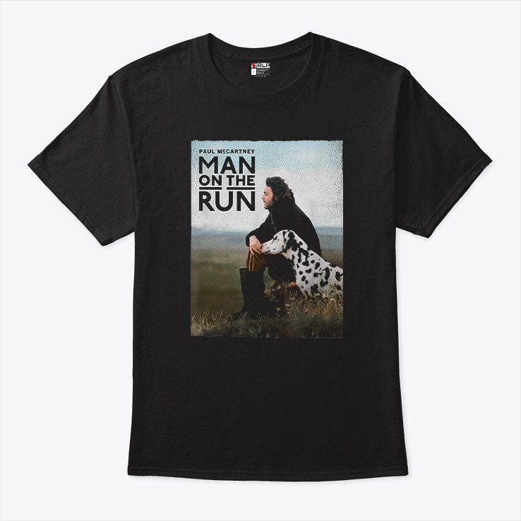Man On The Run Paul McCartney Movie T Shirt