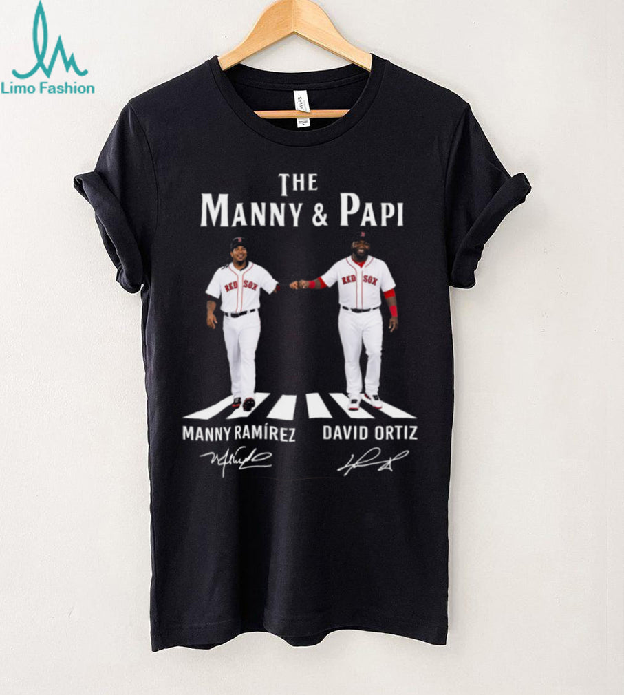 Manny Ramirez David Ortiz Red Sox Baseball Stars Vintage Retro Style Men Fans Shirt