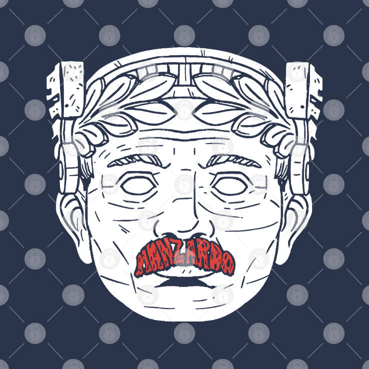 Manzardo The Guardo Guardian Mustache T Shirt
