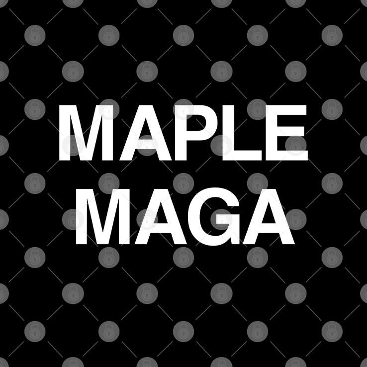 Maple Maga Shirt Canada For Trump