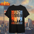 March 1969 Limited Edition 57 Years Of Being Awesome City Vintage Shirt