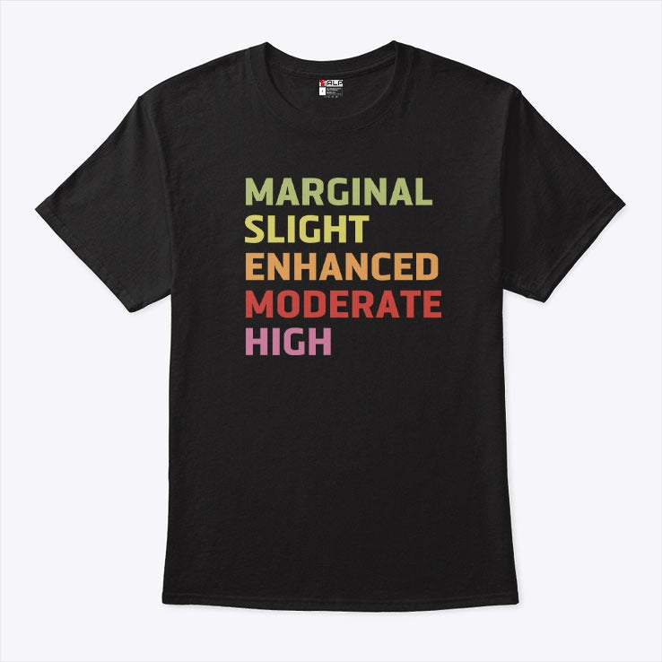 Marginal Slight Enhanced Moderate High Weather Forecast Shirt