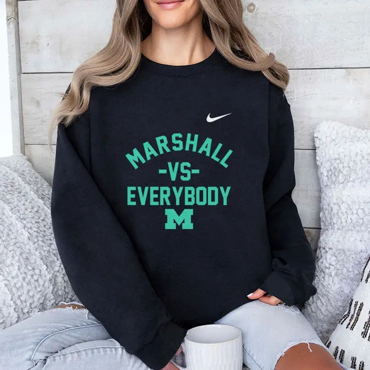 Charles Huff Marshall Vs Everybody Marshall Football T Shirt