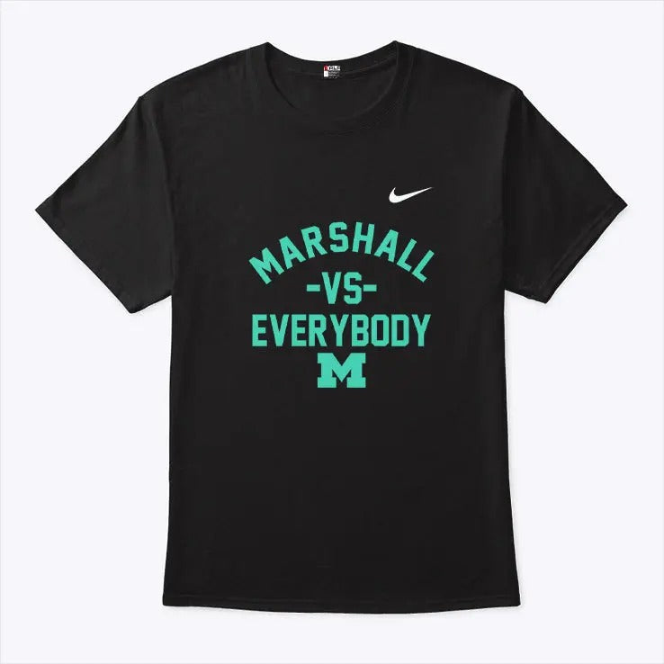 Charles Huff Marshall Vs Everybody Marshall Football T Shirt