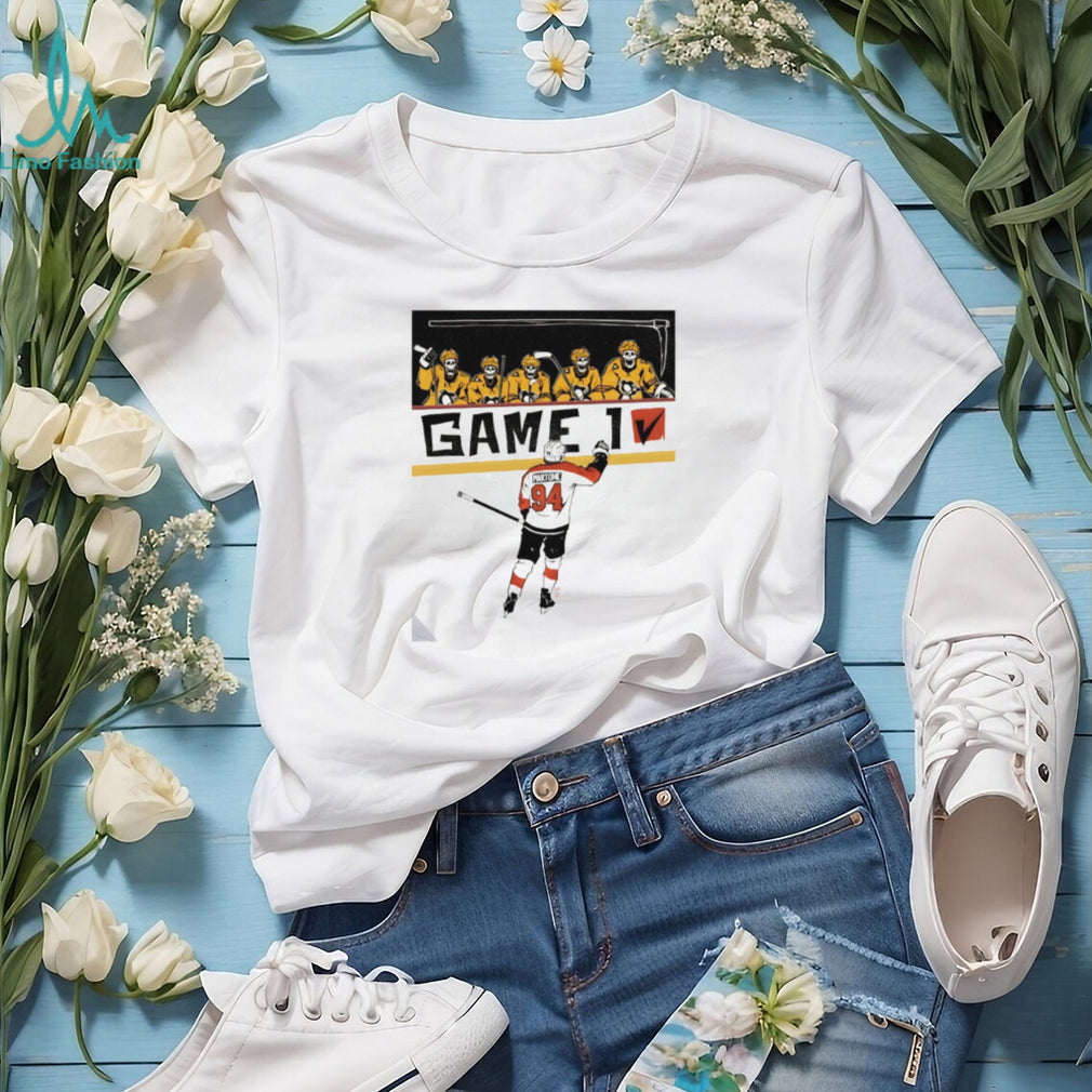 Martone 94 Hockey Skeleton Team Game 1 Victory Graphic T Shirt