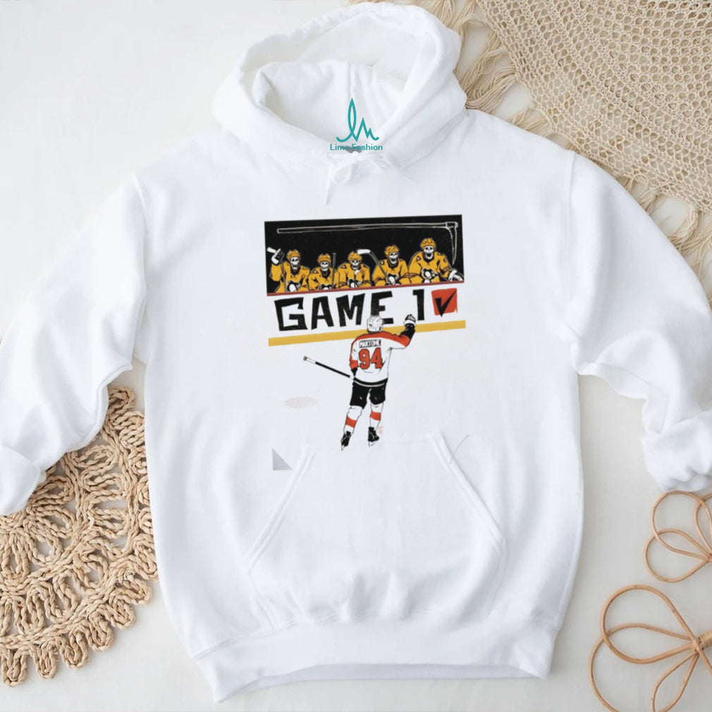 Martone 94 Hockey Skeleton Team Game 1 Victory Graphic T Shirt